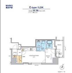 MARKS横浜戸部の物件間取画像